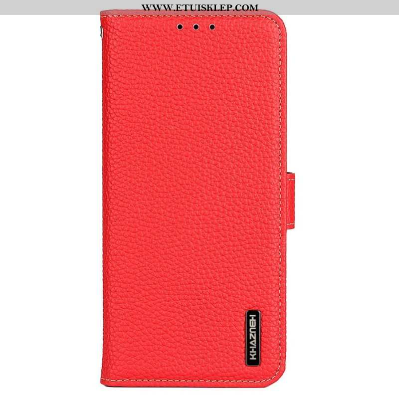 Etui Folio do Samsung Galaxy M13 Khazneh Skóra Liczi